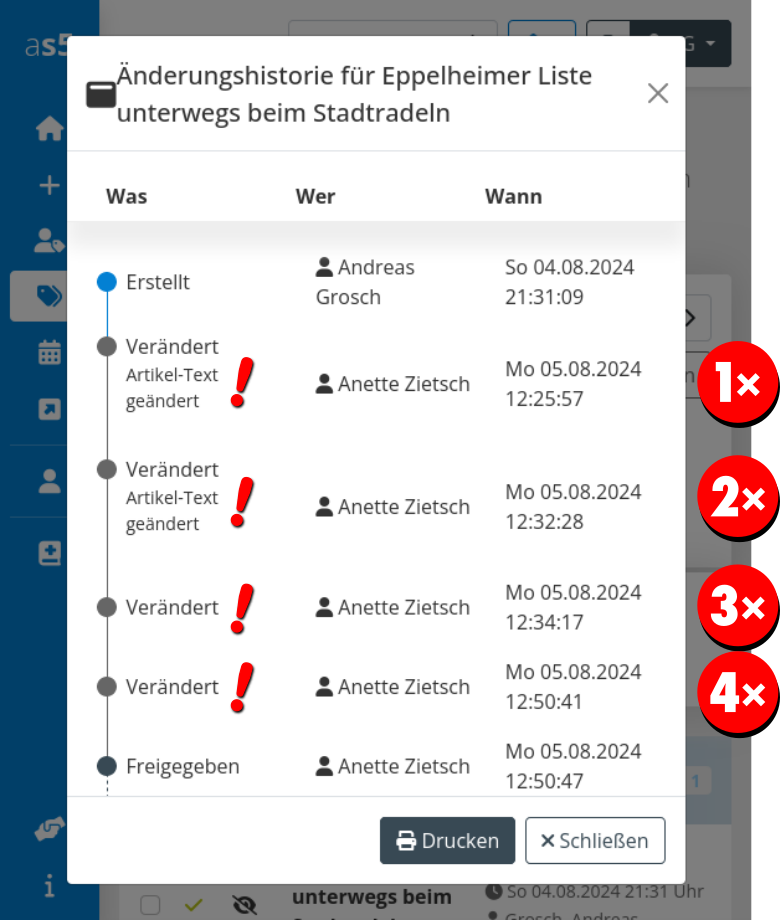 Zensur: Eppelheimer Stadtspitze manipuliert Bericht der Eppelheimer Liste.